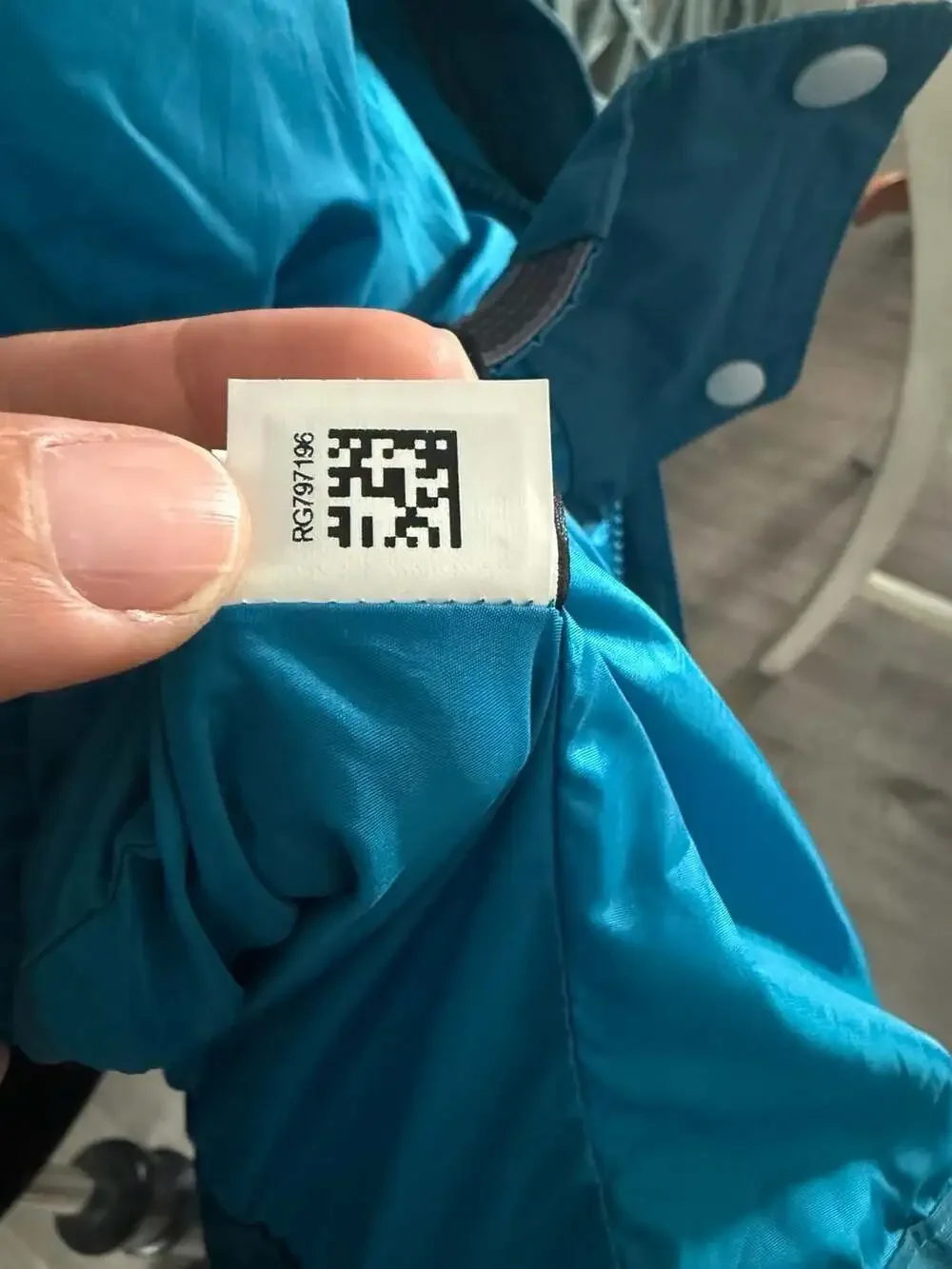 The North Face teal blue